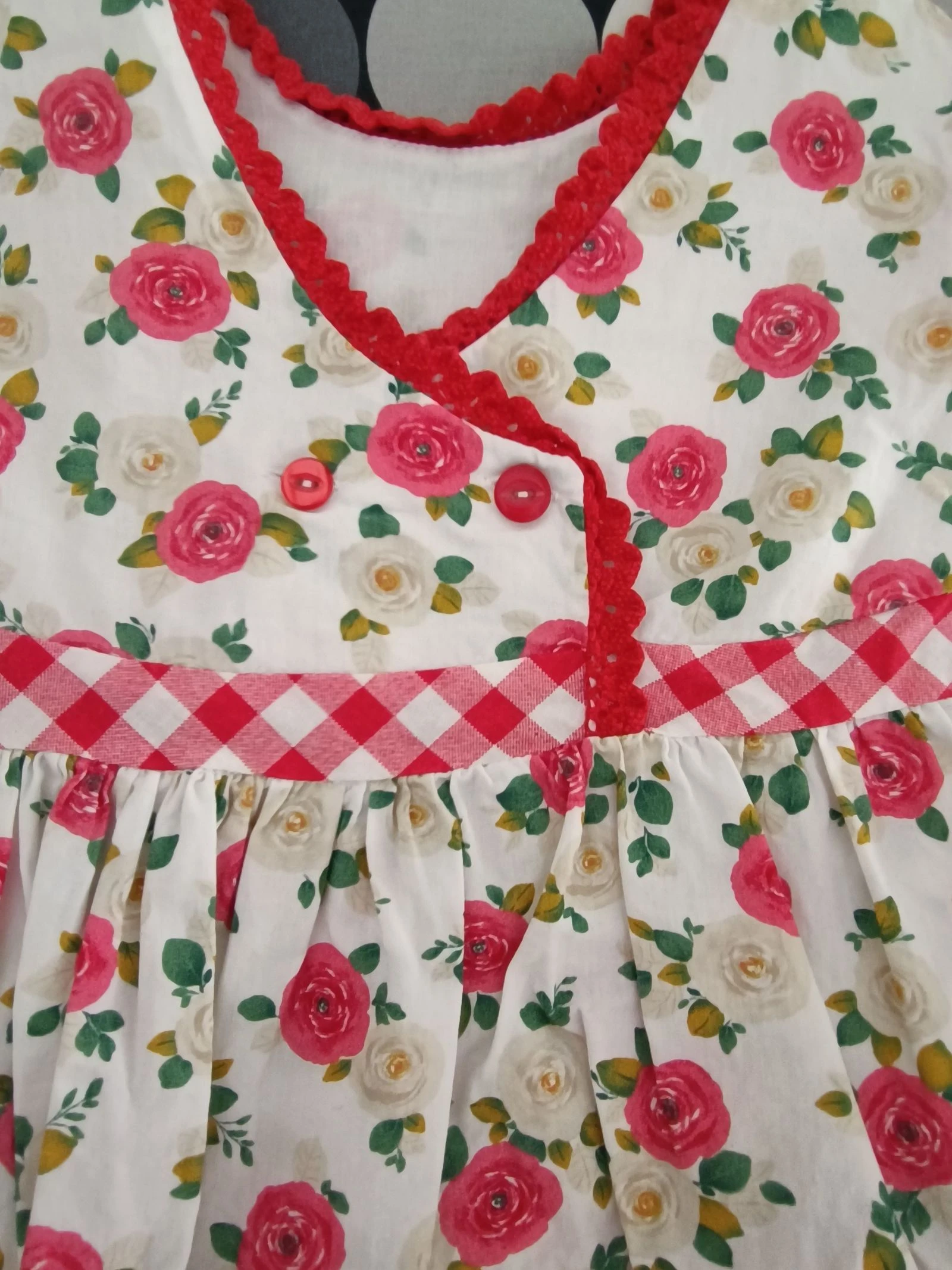 Vestido | Robe Floral & Cuadros Super Tierno! 24 meses – photo 7